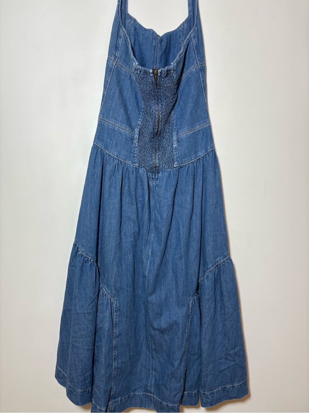 Reformation Lilith Denim Midi-Dress Size 4 - Picture 5 of 7